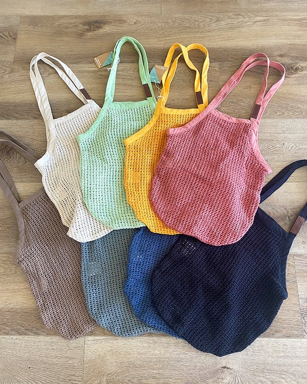 Net Market Bag Navy - Image 3